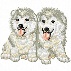 Dogs Embroidery Design 9 Dogs Embroidery Design 9